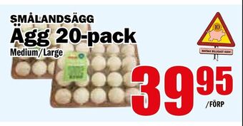 Matdax Ägg 20-pack erbjuda