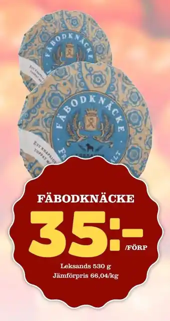 Matdax Fäbodknäcke erbjuda
