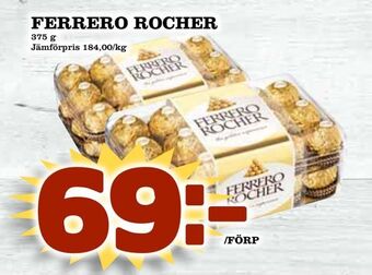 Matdax Ferrero rocher erbjuda