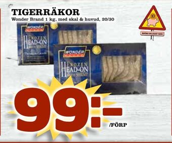 Matdax Tigerräkor erbjuda