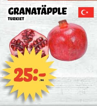Nelins Granatäpple erbjuda