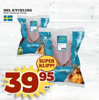 Nya Pulsen Hel kyckling erbjuda