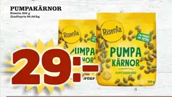 Nya Pulsen Pumpakärnor erbjuda