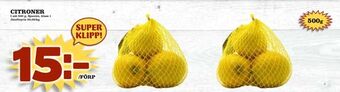 Nya Pulsen Citroner erbjuda