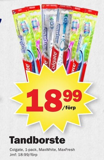 Pekås Tandborste erbjuda