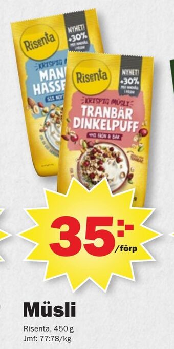 Pekås Müsli erbjuda