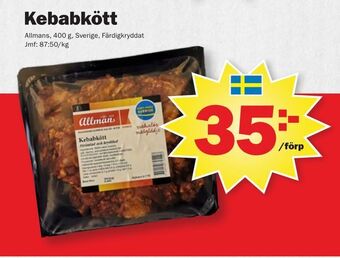 Pekås Kebabkött erbjuda