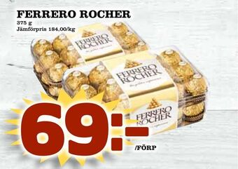 Prisma Mat Ferrero rocher erbjuda