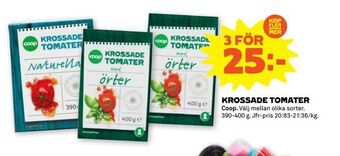 Stora Coop Krossade tomater erbjuda