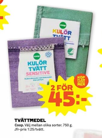 Stora Coop Tvättmedel erbjuda