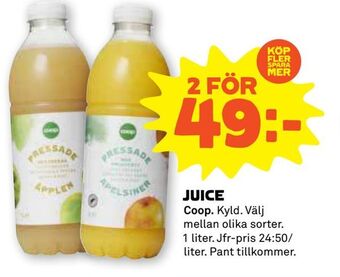 Stora Coop Juice erbjuda