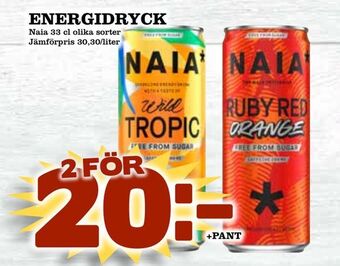 Supergrossen Energidryck erbjuda