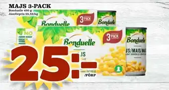 Supergrossen Majs 3-pack erbjuda
