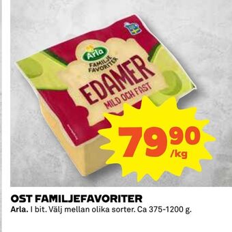 Coop Ost familjefavoriter erbjuda