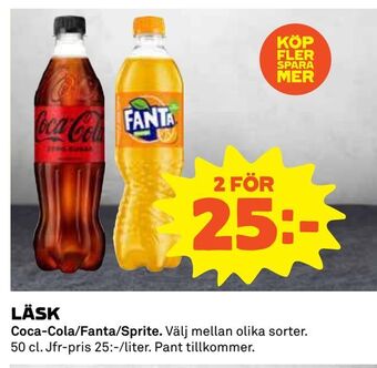 Coop Läsk erbjuda