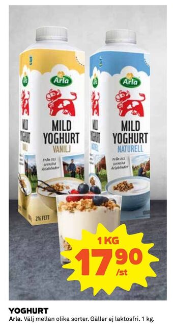 Coop Yoghurt erbjuda