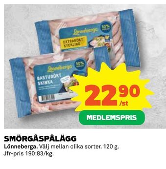 Coop Smörgåspålägg erbjuda