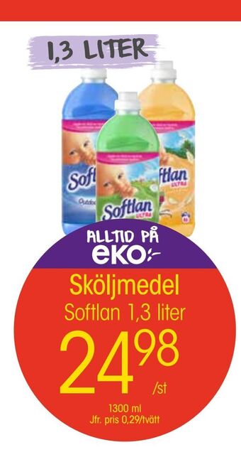 EKO Sköljmedel erbjuda