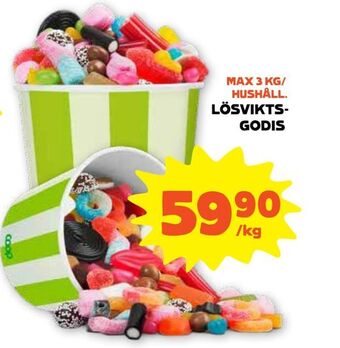 Stora Coop Lösviktsgodis erbjuda