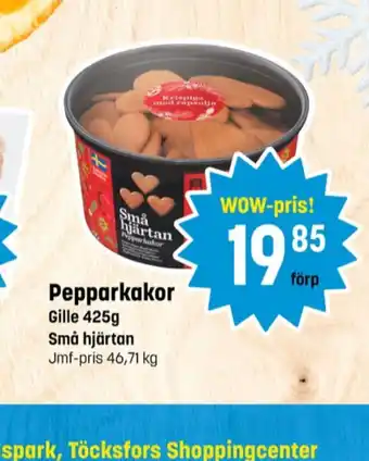 Gillekakor pepparkakor