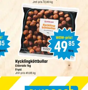 Eurocash Eldorado kycklingköttbullar erbjuda