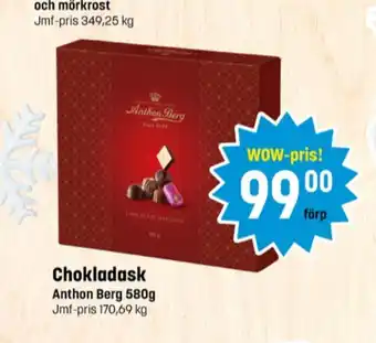 Eurocash Anthon berg chokladask erbjuda