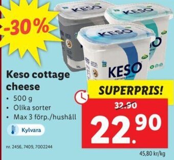Lidl Keso Cottage Cheese erbjuda
