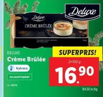 Lidl Deluxe Crème Brûlée erbjuda