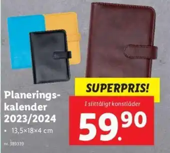 Lidl Planerings Kalender 2023/2024 erbjuda