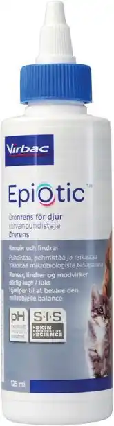Apotek Hjärtat Virbac epi-otic öronrengöring för hund och katt erbjuda