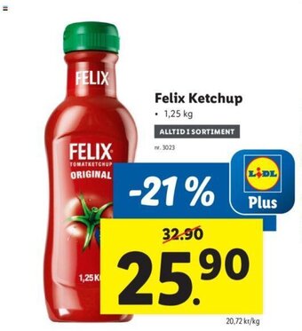 Lidl Felix Ketchup erbjuda