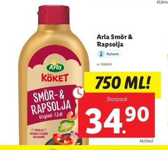 Lidl Arla Smör & Rapsolja erbjuda