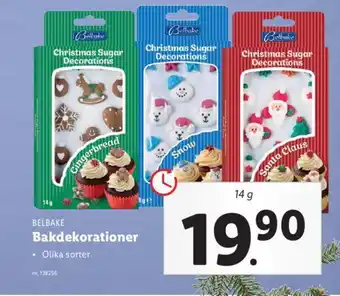 Lidl Belbake Bakdekorationer erbjuda