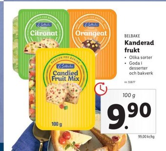 Lidl Belbake Kanderad Frukt erbjuda