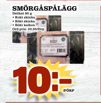 Supergrossen Smörgåspålägg erbjuda