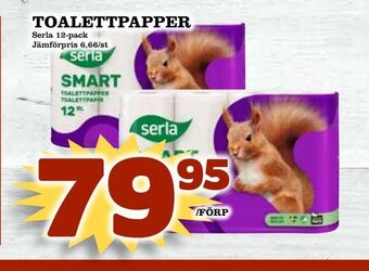 Supergrossen Toalettpapper erbjuda