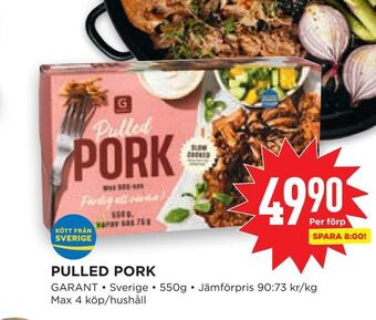 Willys Hemma Pulled pork erbjuda