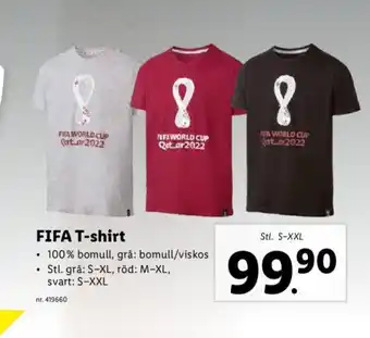 Lidl Fifa T-Shirt erbjuda