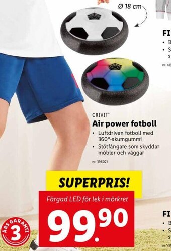Lidl Air Power Fotboll erbjuda