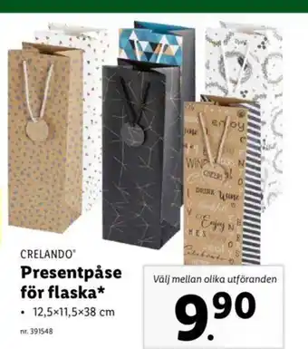 Lidl Presentpåse För Flaska erbjuda
