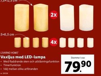 Lidl Vaxljus Med LED-Lampa erbjuda