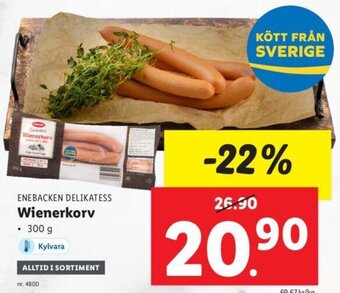 Lidl Wienerkorv erbjuda