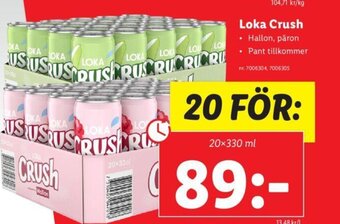 Lidl Loka Crush erbjuda