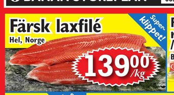 T-jarlen Färsk Laxfilé erbjuda