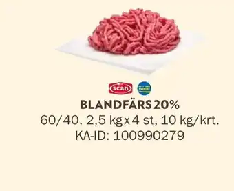 Snabbgross Blandfärs 20% erbjuda