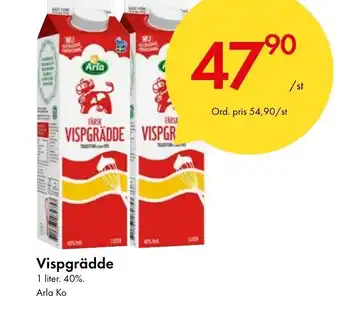 Snabbgross Vispgrädde Arla Ko erbjuda