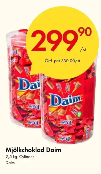Snabbgross Mjölkchoklad Daim erbjuda