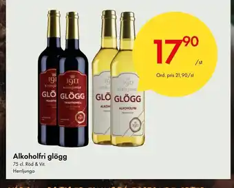 Alkoholfri Glögg 75 cl. Herrljunga