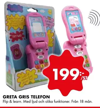 ÖoB Greta Gris Telefon erbjuda