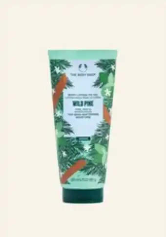 The Body Shop Wild pine body lotion-to-oil erbjuda